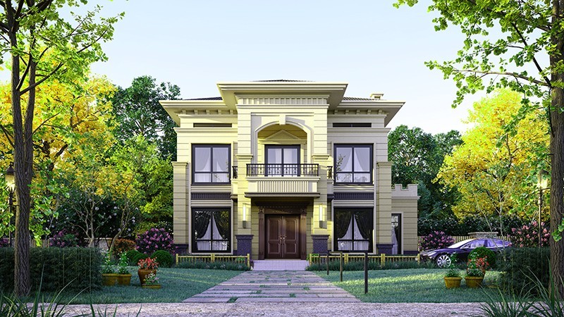 通江中式合院住宅，开放庭院与邻里乡亲更亲近